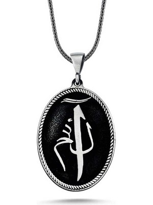 Bazarhane ​gümüş Elif Lam Mim Kolye