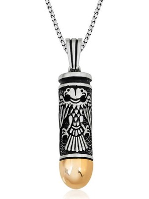 Bazarhane Gümüş Kurşun Kolye