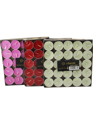 İlkyaz Fashion 25PCS Renkli Yuvarlak Tea Light Mum (4887)