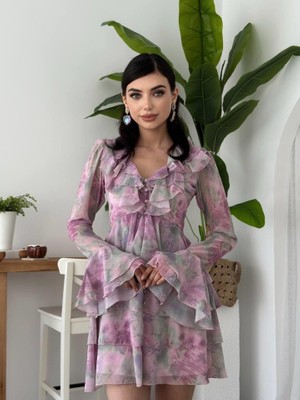 Etiler Collection Elose Fırfırlı Elbise