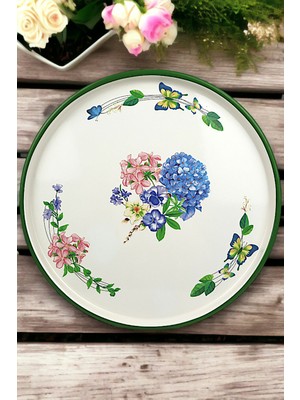 Özbience 36CM Sunum Servis Tabağı, Supla ve Pasta Tabağı Seti