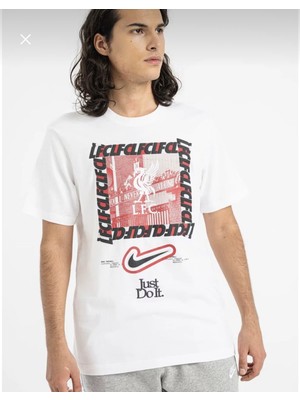 Nike Liverpool Fc New Dna Beyaz Erkek T-Shirt FD1091-100