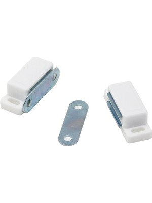 50 Adet Beyaz 4.5cm Mıknatıslı Sineklik Çıt Çıt (5477) NFSM-RSGO3456