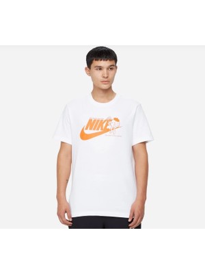 Nike Sportswear Erkek Beyaz Günlük Stil T-Shirt FB9796-100