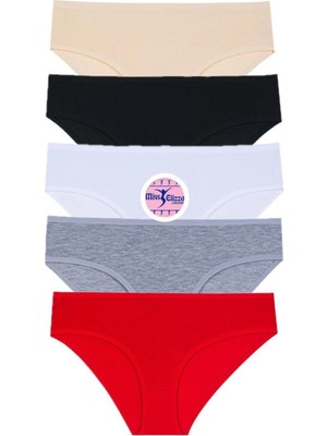 Pamuklu Kadın Külot Karışık Renkler 5 Adet