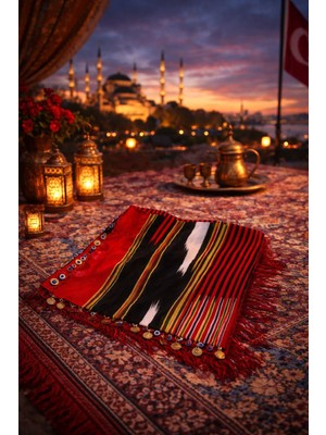 Seymen Bıçakçılık 1’li Karadeniz Yöresel Pullu Eşarp – Geleneksel Desenli, Otantik Tekli Eşarp