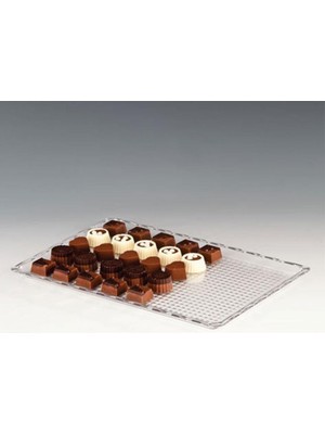 Özbience Şeffaf Polycarbonat Çikolata Teşhir 20X30 - Zcp 225