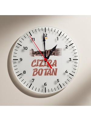 Zerya Cizira Botan Cizre Şehri Tasarımlı Duvar Saati
