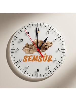 Zerya Semsur Adıyaman Şehri Nemrut Dağı Tasarımlı Duvar Saati
