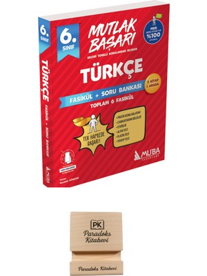 Muba Yayınları Mutlak Başarı 6. Sınıf Türkçe Fasikül ve Soru Bankası + Telefon Standı