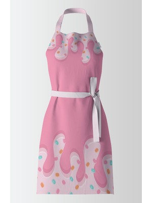 Özbience Şeker Desenli Mutfak Önlüğü, Şık ve Koruyucu Tasarım