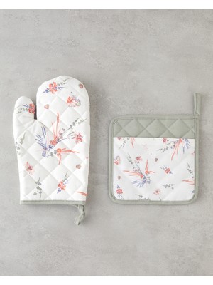 Özbience Renkli Polyester Mutfak Seti 17X30 cm ve 20X20 Cm, Pratik ve Şık