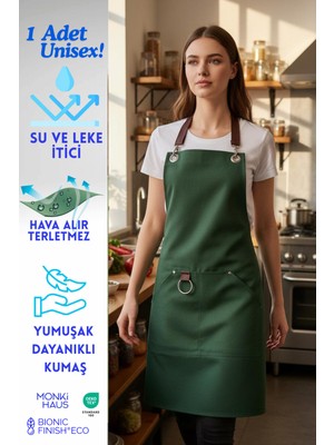 Özbience Leke Tutmaz Çok Amaçlı Önlük, Şık ve Dayanıklı Çalışma Aksesuarı