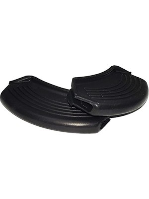 Özbience Silikon Tencere Tava Tutacağı Seti, Yanmaz, Yapışmaz, Siyah, 9x4 Cm, 2'li