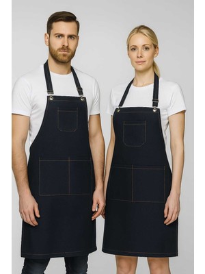 Özbience Çalışma Önlüğü, Seramik, Aşçı, Çiçekçi, Pastacı, Kot Denim Tasarım