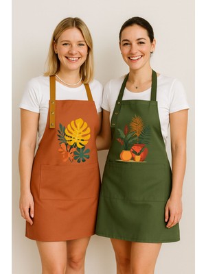 Özbience Leke Tutmaz ve Su Itici Mutfak Önlüğü Seti, Şık ve Pratik Tasarım