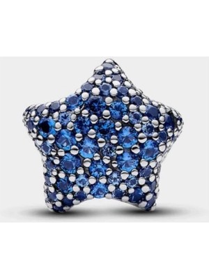 Hector Co Jewellery Iddialı Pave Lacivert Yıldız Charm