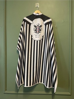 Özbience Siyah Desenli Penuar Berber Önlüğü, Saç ve Tıraş Koruyucu