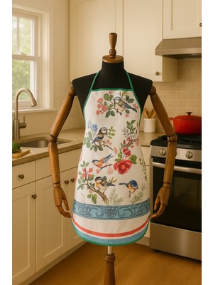 Özbience Su Geçirmez Dijital Baskılı Mutfak Önlüğü, Leke Tutmaz, Şık ve Kullanışlı