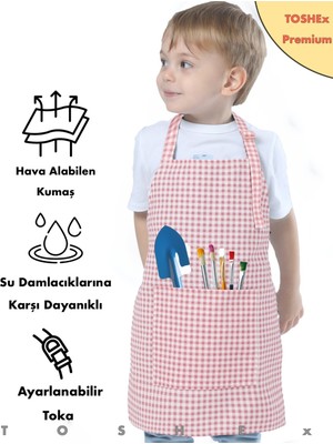 Özbience Çocuklar Için Suya Dayanıklı Mutfak Önlüğü, Eğlenceli ve Renkli Aktivite Seti