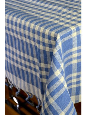 Özbience Çok Amaçlı Mavi Sofra ve Piknik Bezi 170X170 cm