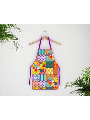 Özbience Dijital Baskılı Sıvı Geçirmez Mutfak Önlüğü, Şık ve Koruyucu Tasarım