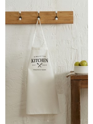 Özbience Renkli ve Şık Baskılı Mutfak Önlüğü, Rahat Kullanım ve Koruma Sağlar