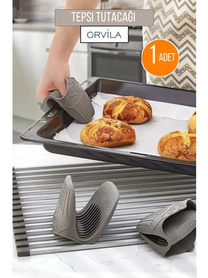 Özbience Mini Cupcake Desenli Silikon Fırın Tutacağı, Pratik ve Şık Mutfak Aksesuarı