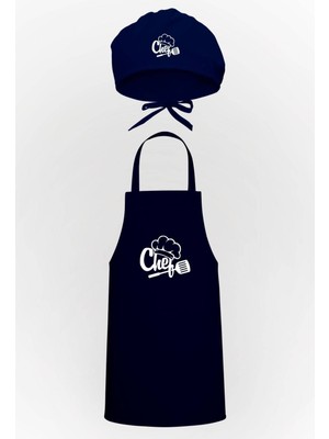 Özbience Atatürk Silüet Tasarımlı Mutfak Önlüğü ve Bone Seti, Şık ve Fonksiyonel