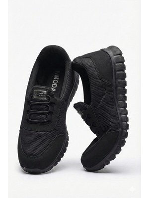 Nmoda Ultra Yumuşak Taban Kadın Spor Babet Yürüyüş Ayakkabısı Hafif Ortopedik Taban Anne Ayakkabısı