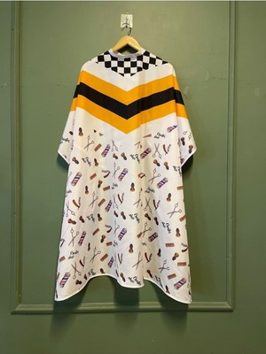 Özbience Renkli Desenli Berber Önlüğü, Saç ve Tıraş Koruyucu, Güvenli Kullanım