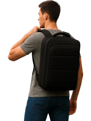 Çantachım Sırt Çantası Seyahat Laptop Fonksiyonel Çok Amaçlı 15.6" Inç