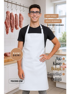 Özbience Su Geçirmez Bulaşıkçı ve Temizlikçi Önlüğü, Şık ve Koruyucu Tasarım