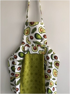 Özbience Şık ve Fonksiyonel Mutfak Önlüğü, Renkli ve Eğlenceli Tasarım