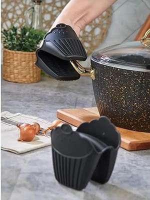 Özbience Isı Yalıtımlı Fırın Eldiveni ve Tencere Tutucu Seti, Güvenle Kullanım