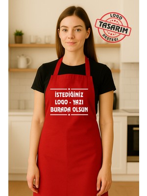 Özbience Kişiye Özel Baskılı Mutfak Önlüğü, Isim ve Logo Tasarımı