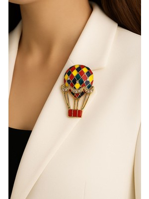 Deniz Accessories Uçan Balon Broş