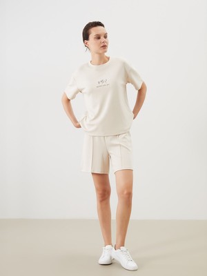 Lc Waikiki Yeni Sezon Beli Lastikli Kadın Şort