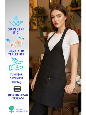 Özbience Su Itici Leke Tutmaz Kadın Restoran ve Kafe Önlüğü