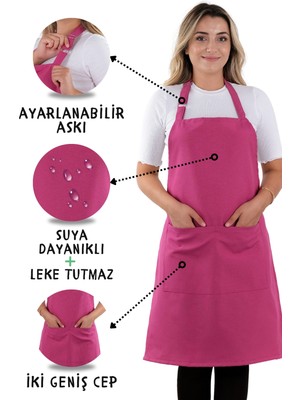 Özbience Pratik ve Şık Ayar Askılı Mutfak Önlüğü, Günlük Kullanım Için Ideal