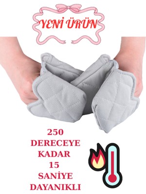Özbience Crab Isı Yalıtımlı Tencere ve Fırın Tutamaç Takımı, 2'li Set