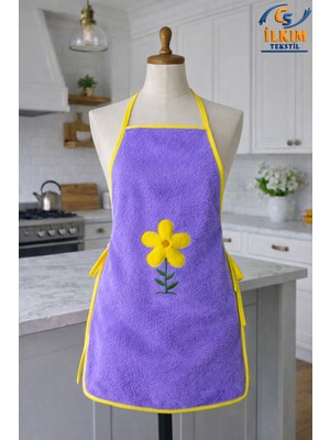 Özbience Süngerli Su Geçirmez Mutfak Önlüğü, Renkli ve Rahat Kullanım