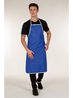 Özbience Mavi Muşamba Mutfak Bulaşık Önlüğü, Su Geçirmez, Dayanıklı, Rahat Kullanım