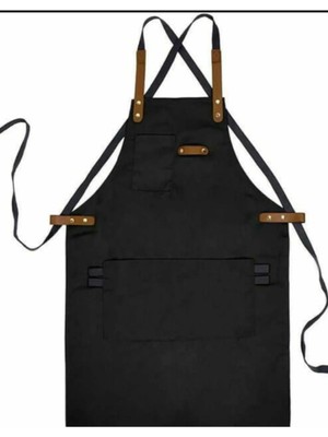 Özbience Şef ve Aşçı Için Şık Çömlek Temalı Ekipman Önlüğü