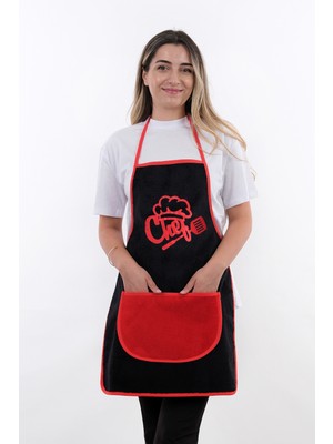 Özbience Sıvı Geçirmez Mutfak Önlüğü, Cepli, Su Dayanıklı, Pratik ve Şık Tasarım