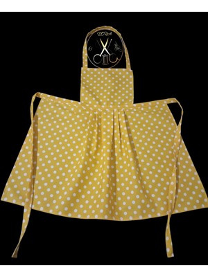 Özbience Sarı Puantiye Mutfak ve Şef Önlüğü, Şık ve Rahat Tasarım