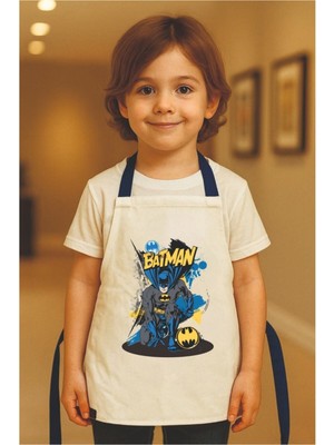 Özbience Çocuklar Için Renkli Mutfak ve Aktivite Önlüğü 4-12 Yaş