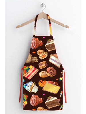 Özbience Renkli ve Şık Leke Tutmaz Mutfak Önlüğü, Rahat Kullanım Sağlar