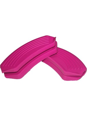 Özbience Pembe Silikon Tava ve Tencere Tutamaç Seti, 2'li, 9x4 cm