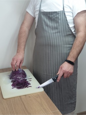 Özbience Şık ve Pratik Mutfak Önlüğü, 90 cm Boy, Askılı Tasarım